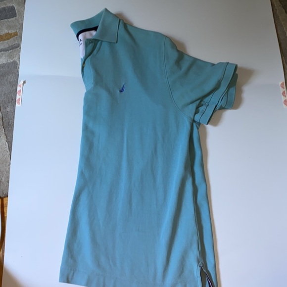 NAUTICAL TRUE DECK SHIRT OCEAN BLUE LITTLE DEFECT SEE PHOTO - Picture 3 of 6